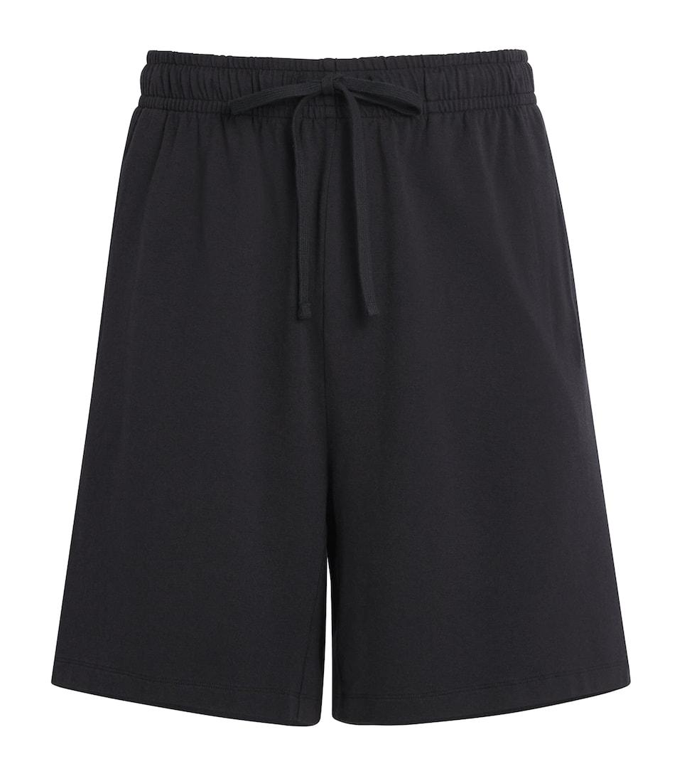 Skims Mens Jersey Lounge Relaxed Shorts Obsidian