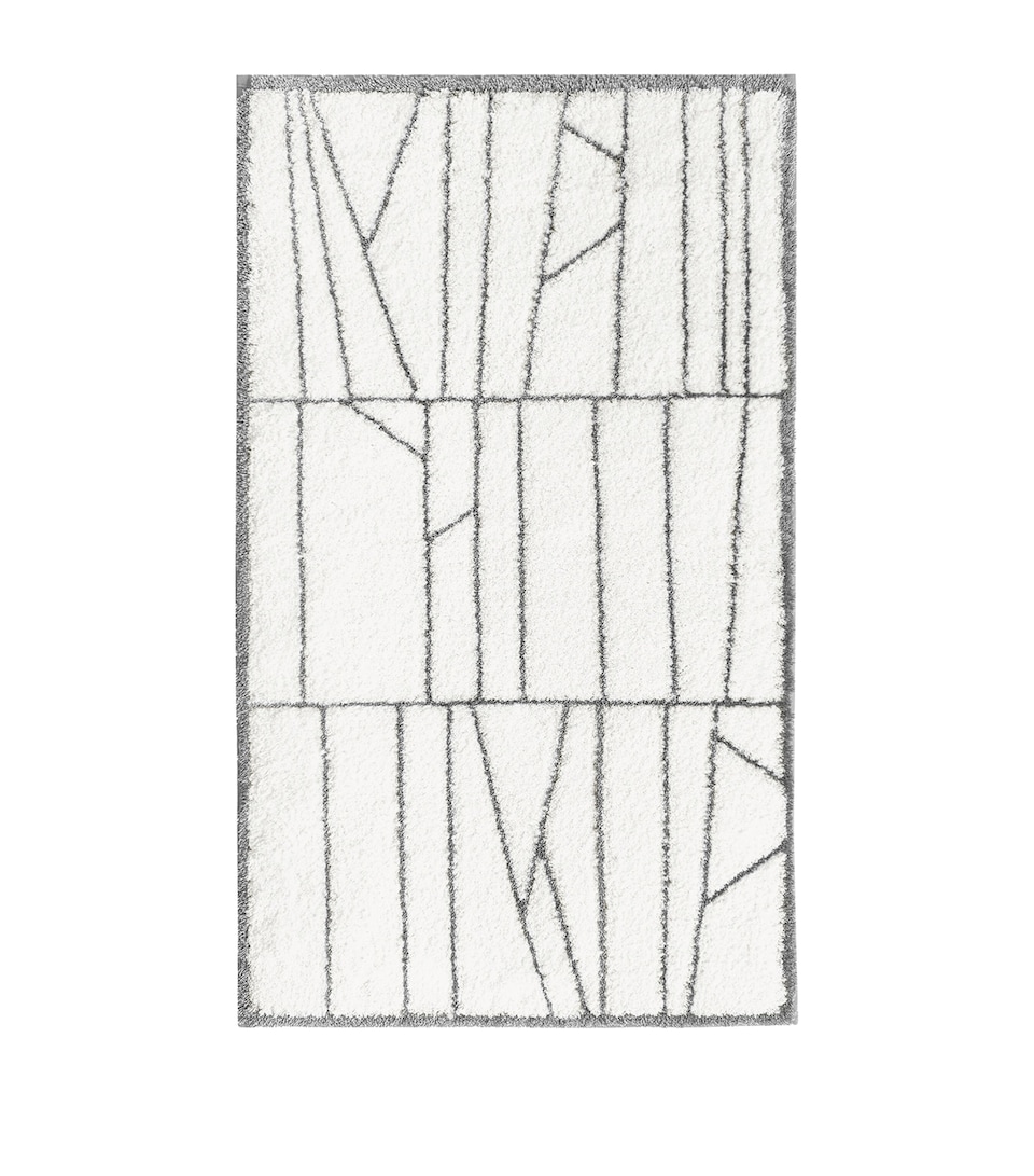 GRACCIOZA Modest Bath Mat (60cm x 100cm) Silver