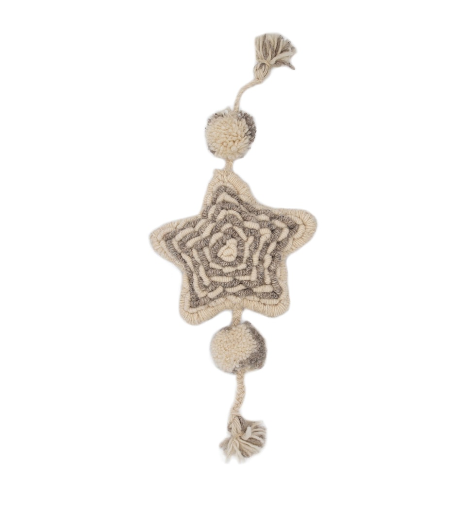 ALQO WASI Star Dog Toy Natural
