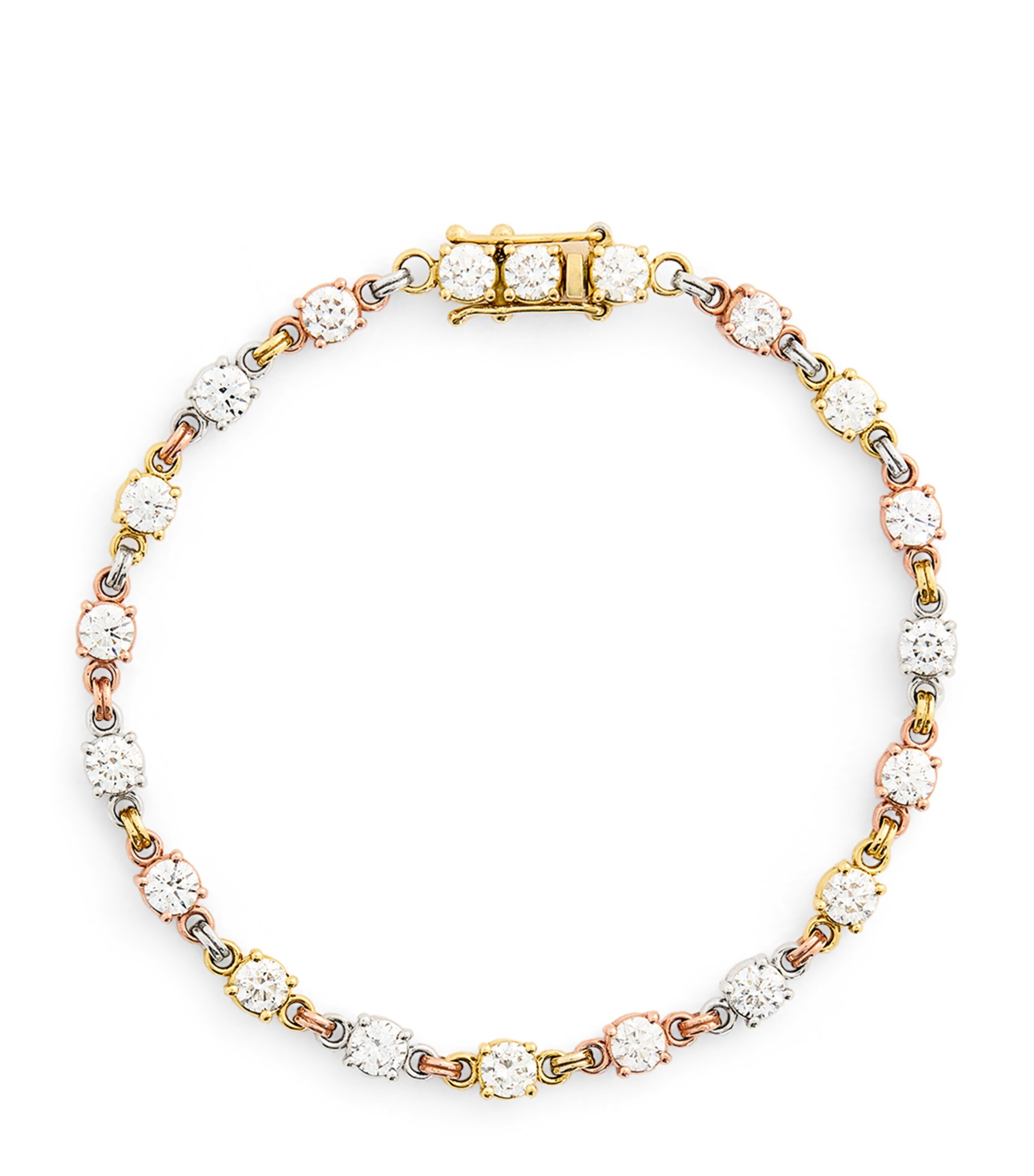 Mixed Gold and Diamond Aysa Bracelet
