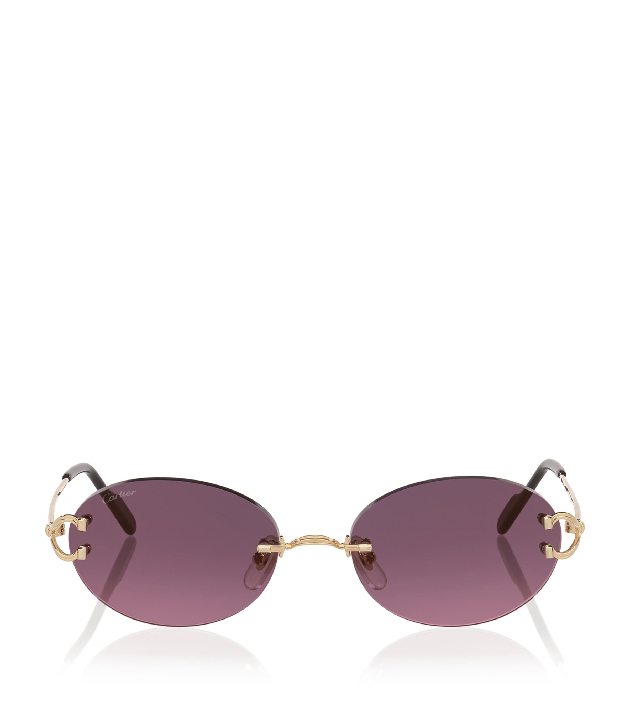 Cartier Metal 06L001806 Round Sunglasses