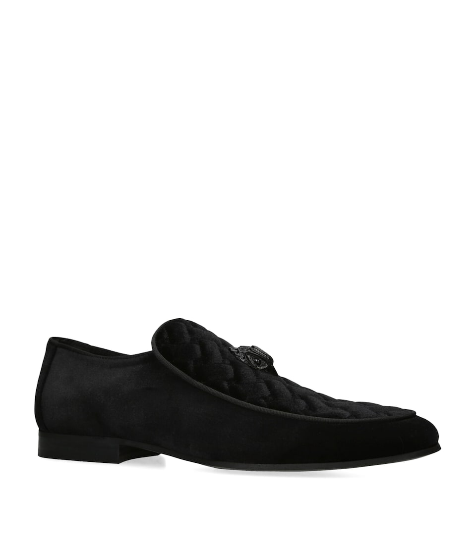 Quilted Velvet Hugh Loafers