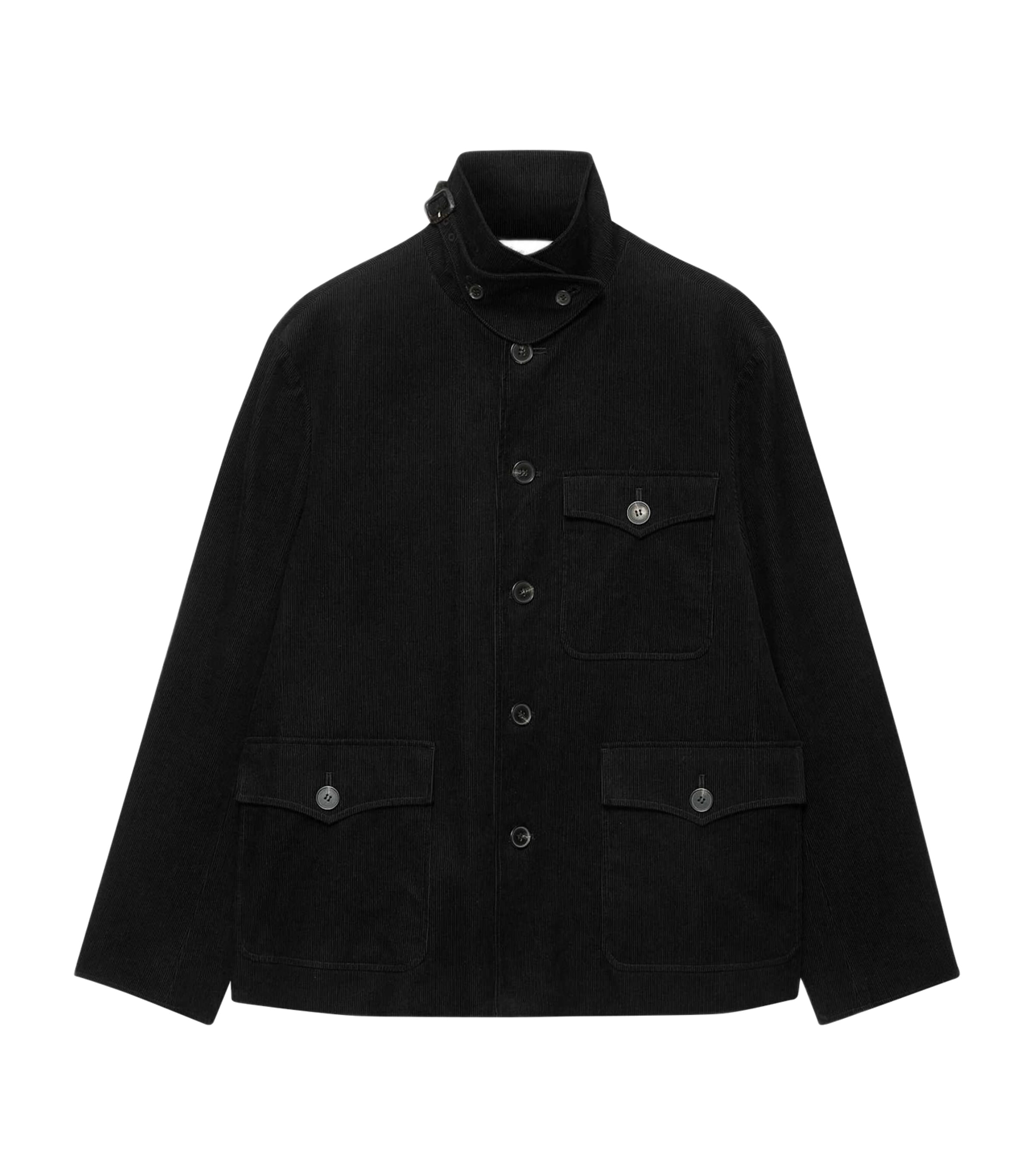 AllSaints Mens Courduroy Eden Jacket Black
