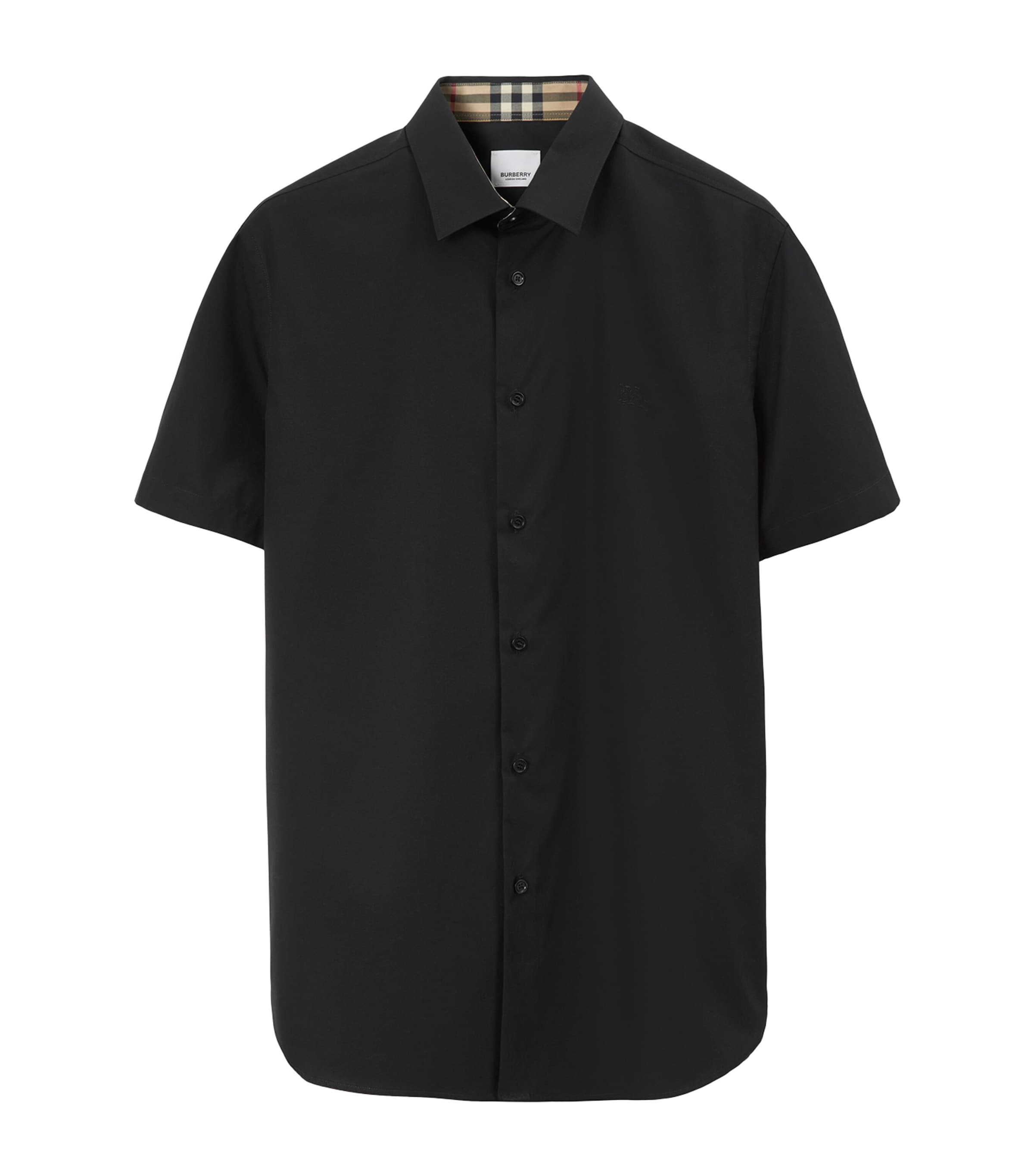 Stretch-Cotton Short-Sleeve Shirt