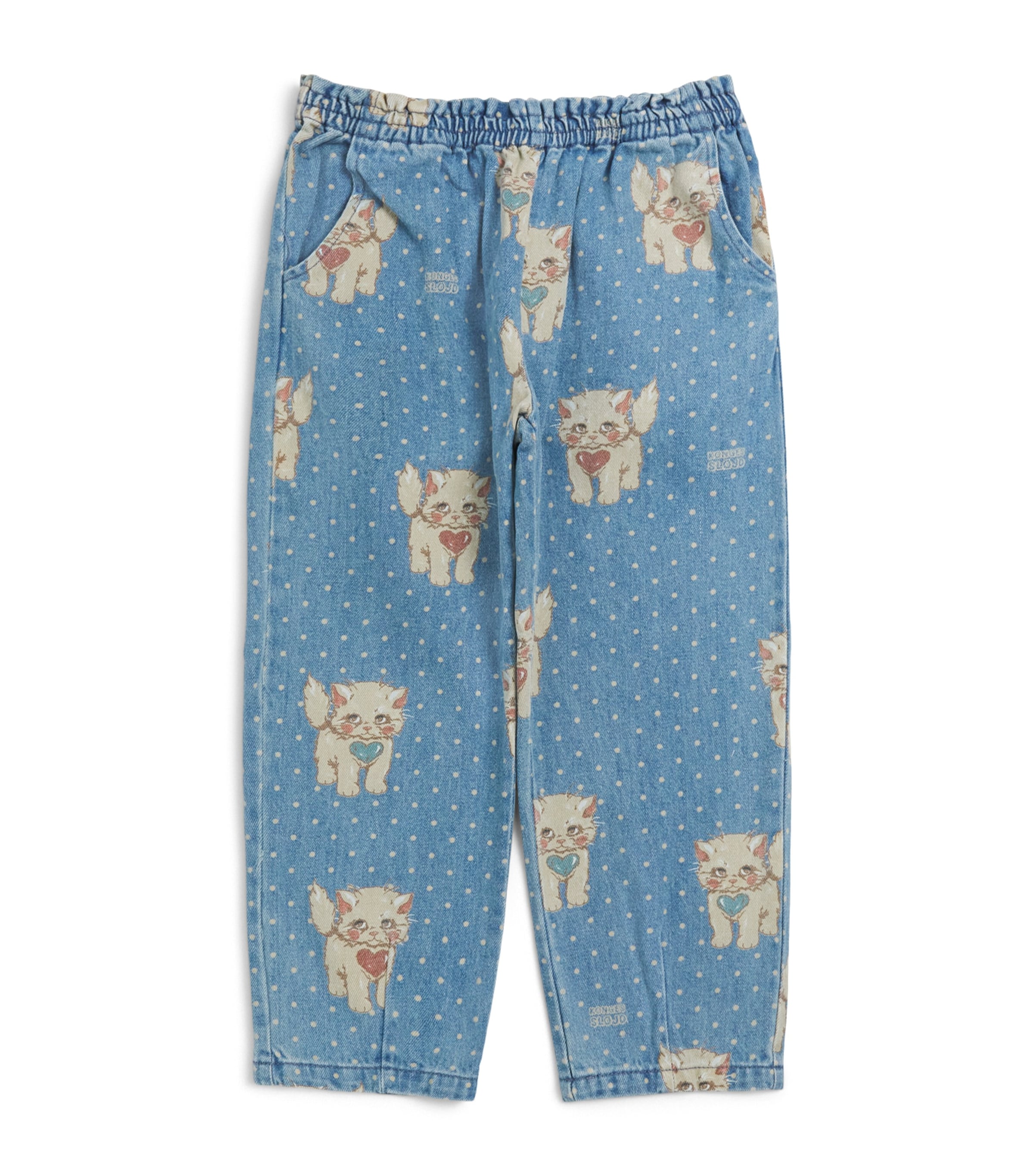 KONGES SLOJD Denim Magot Frill Trousers (9 Months-10 Years) Miao