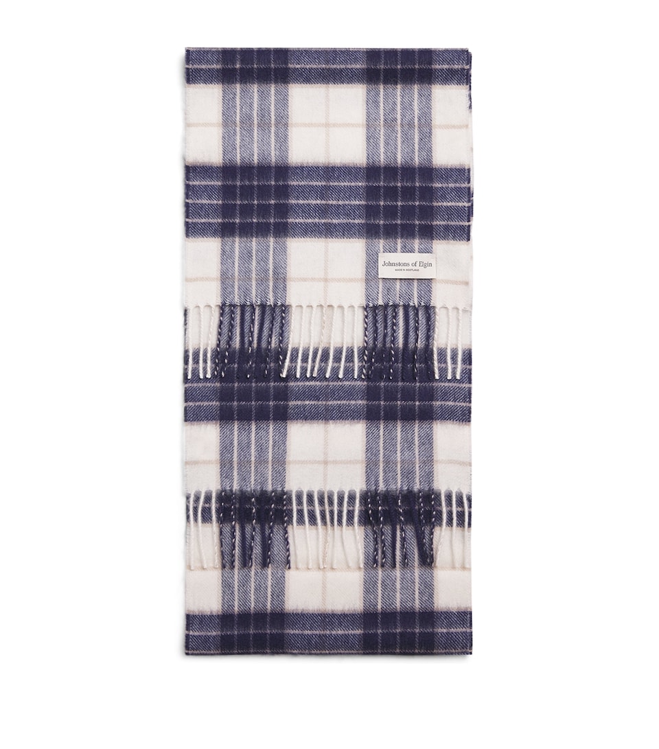 Johnstons Of Elgin Cashmere Tartan Scarf Knockmore
