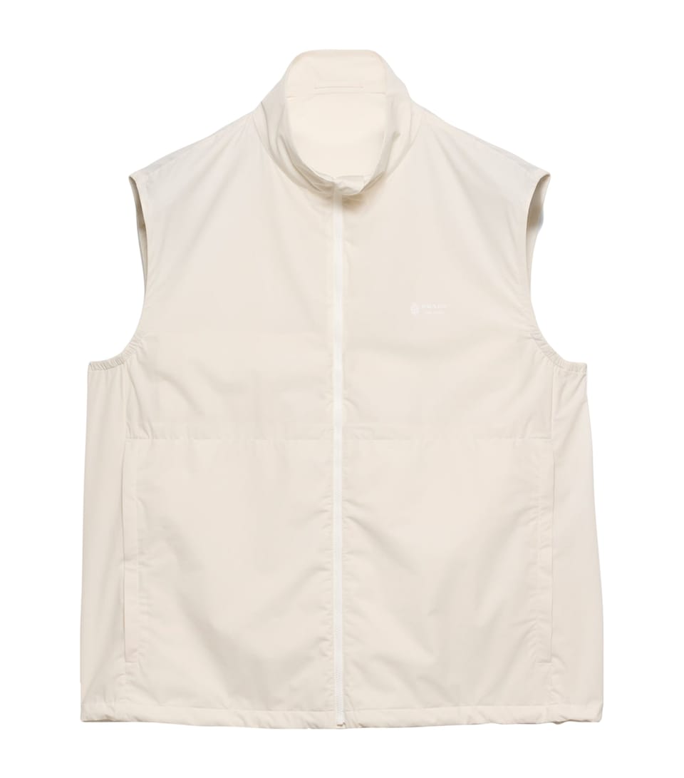 Prada Mens Re-Nylon Gilet Neutral