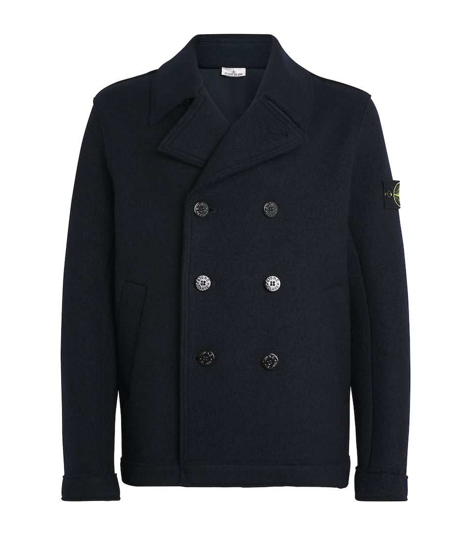 Wool Felted Compass Pea Coat
