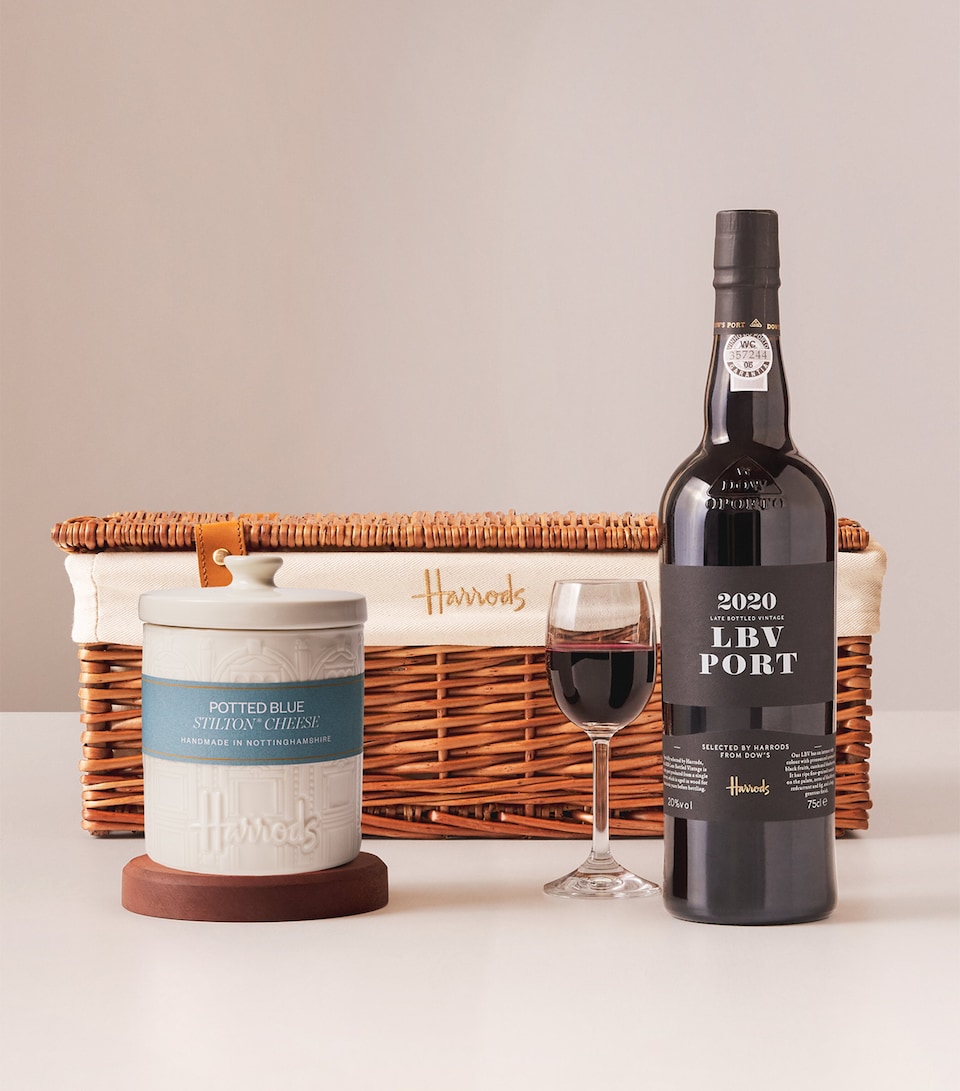 Harrods The Port and Stilton Hamper