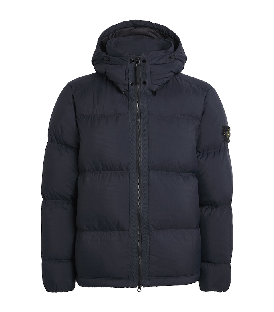 Stone Island Mens Ripstop Down-Padded Coat