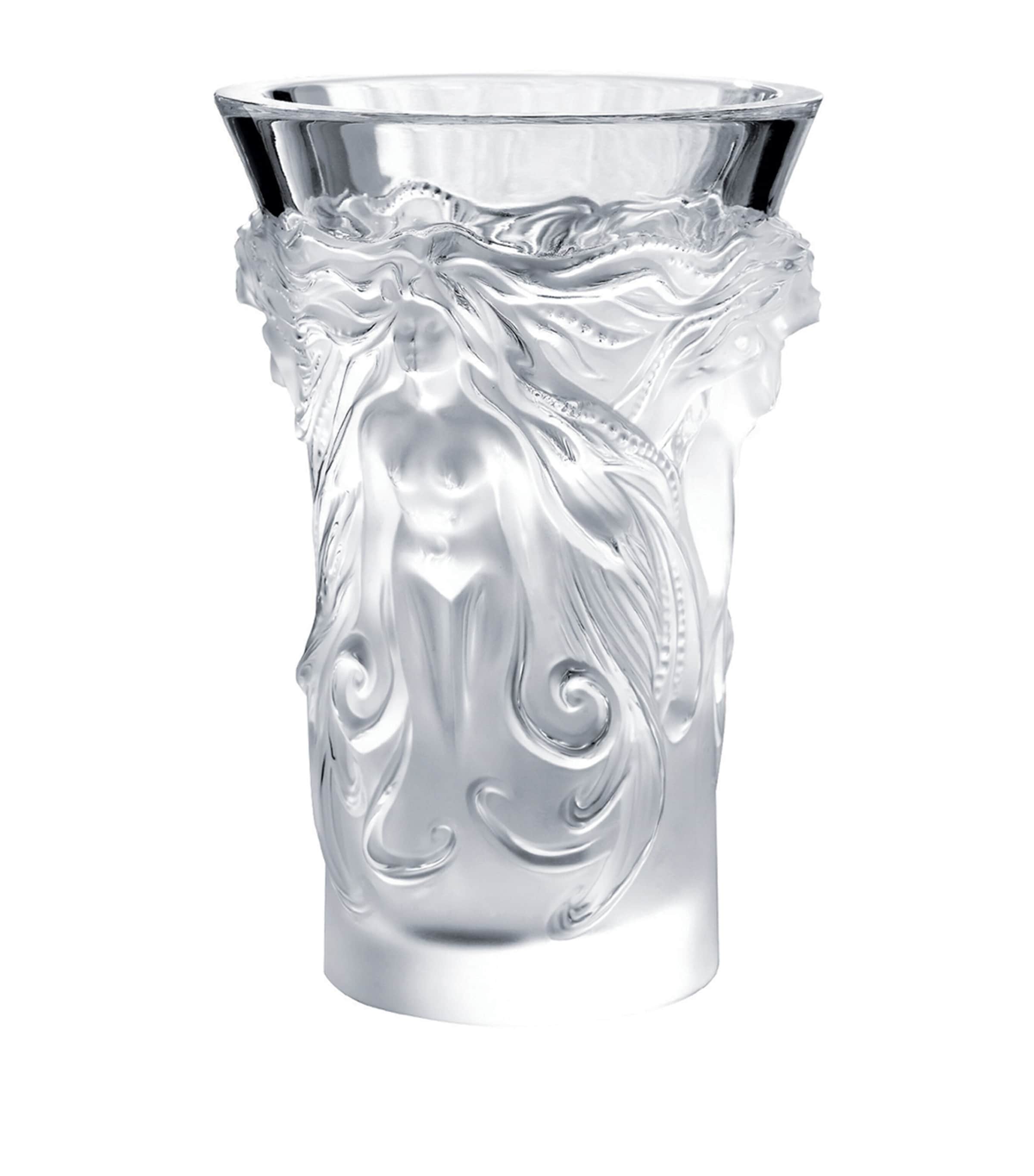 Lalique Crystal Fantasia Vase (17.5cm) Incolore