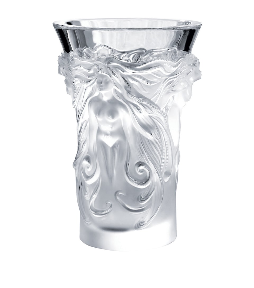 Lalique Crystal Fantasia Vase (17.5cm) Incolore