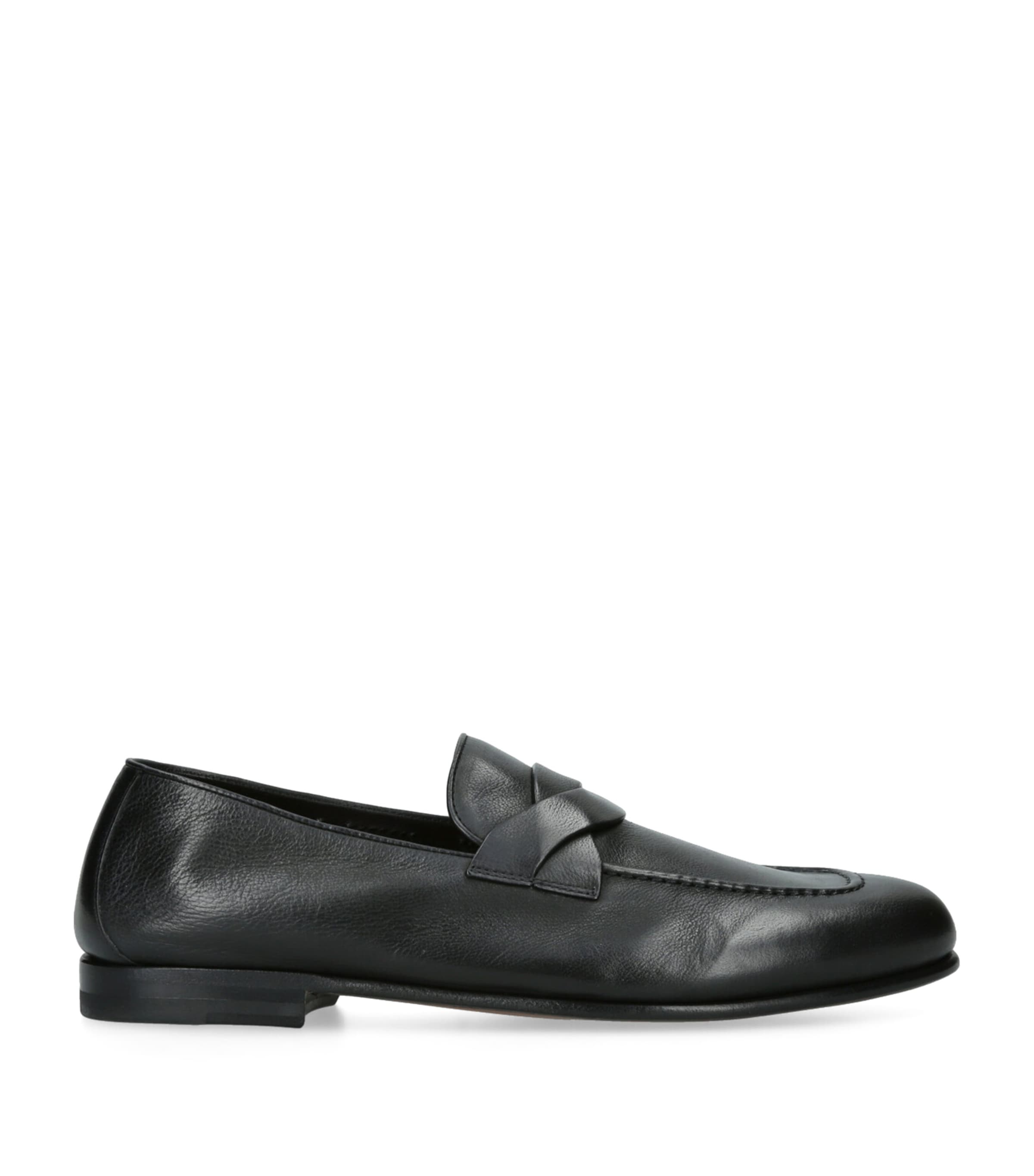 Maison Margiela Leather Tabi Ballet Flats | Harrods US