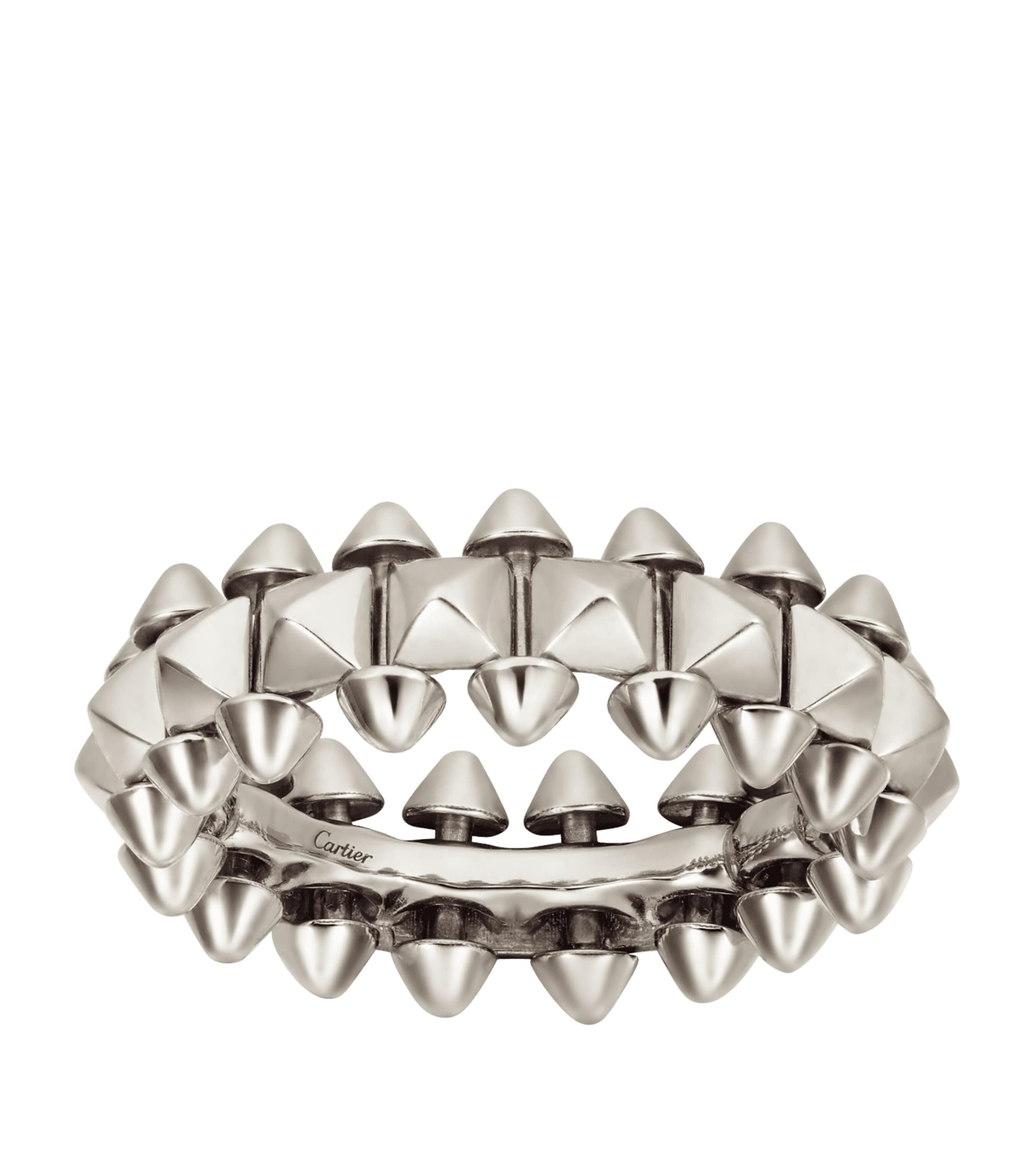 Medium White Gold Clash de Cartier Ring