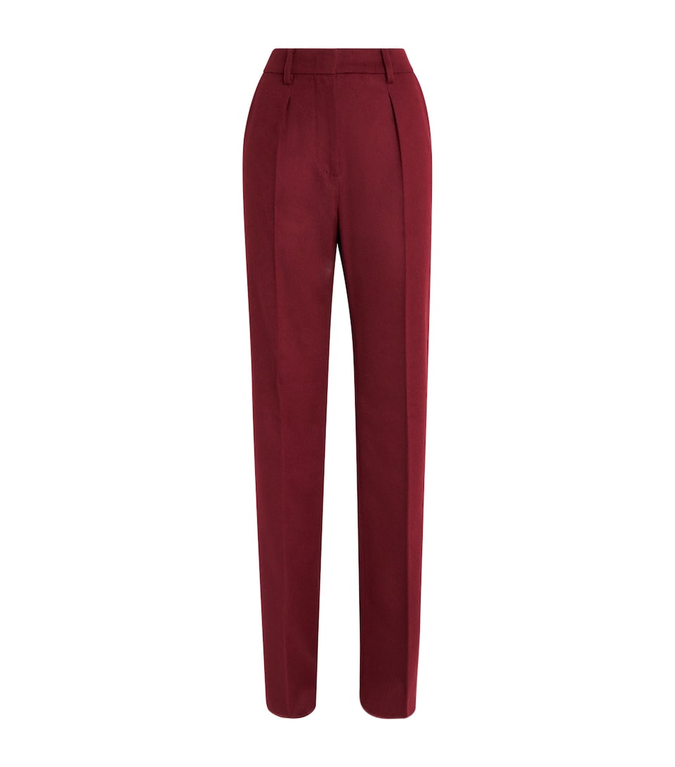 Camelwool Straight Trousers