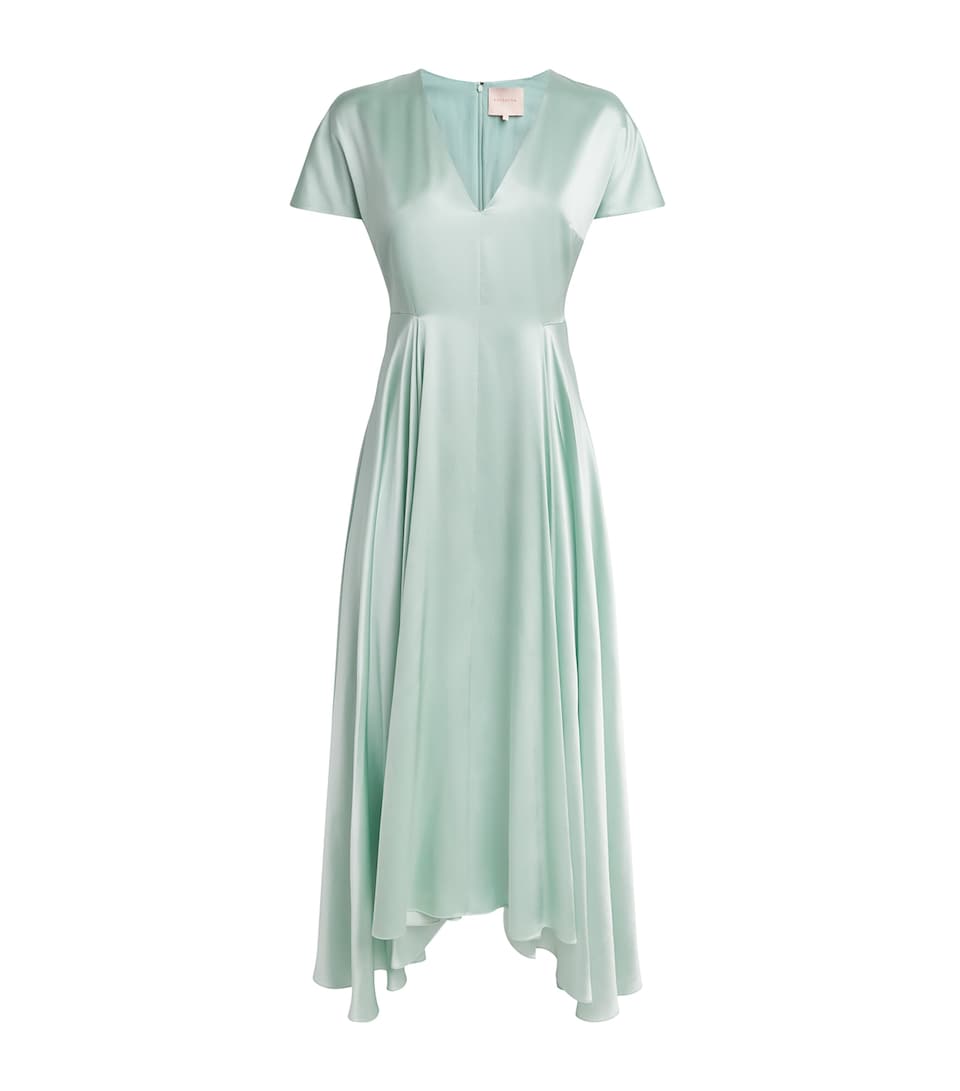 Silk Satin Noma Midi Dress