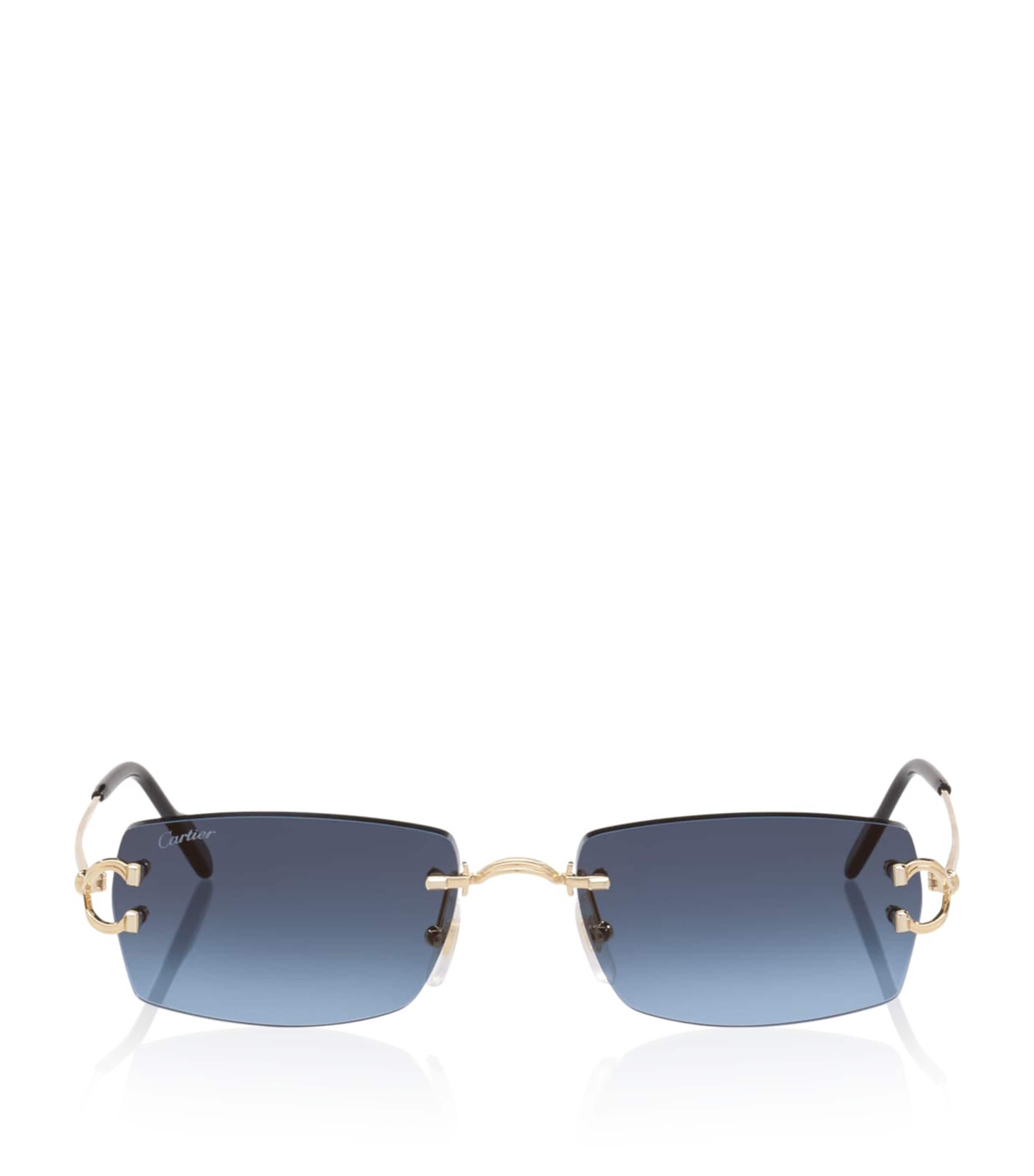 Metal Rectangular Sunglasses