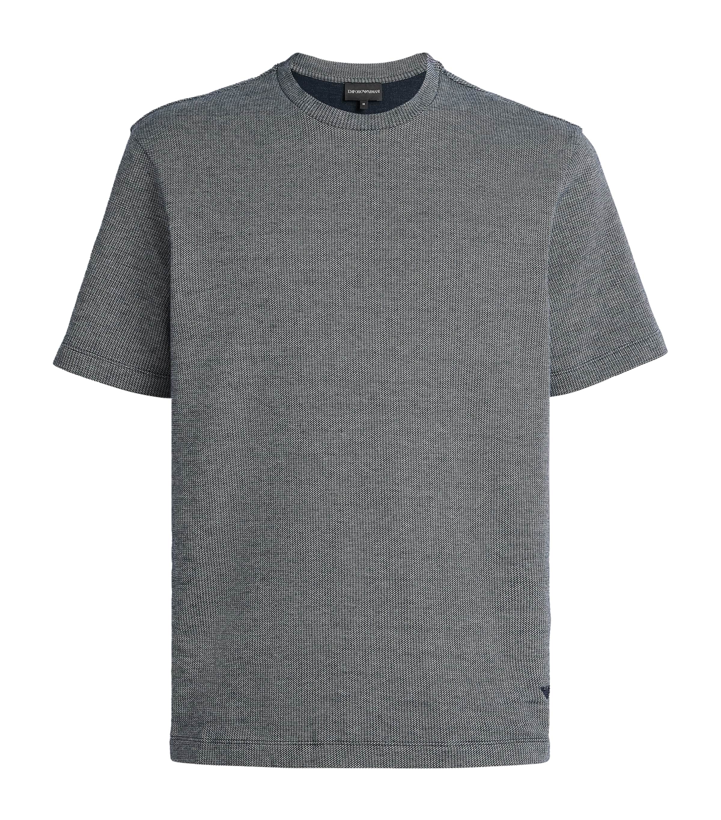 Cotton Mélange-Effect T-Shirt