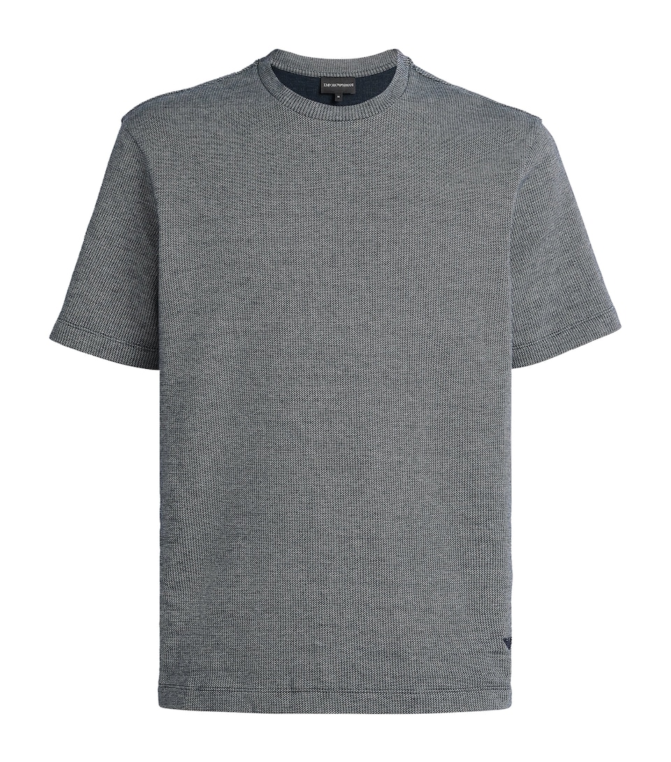 Cotton Mélange-Effect T-Shirt