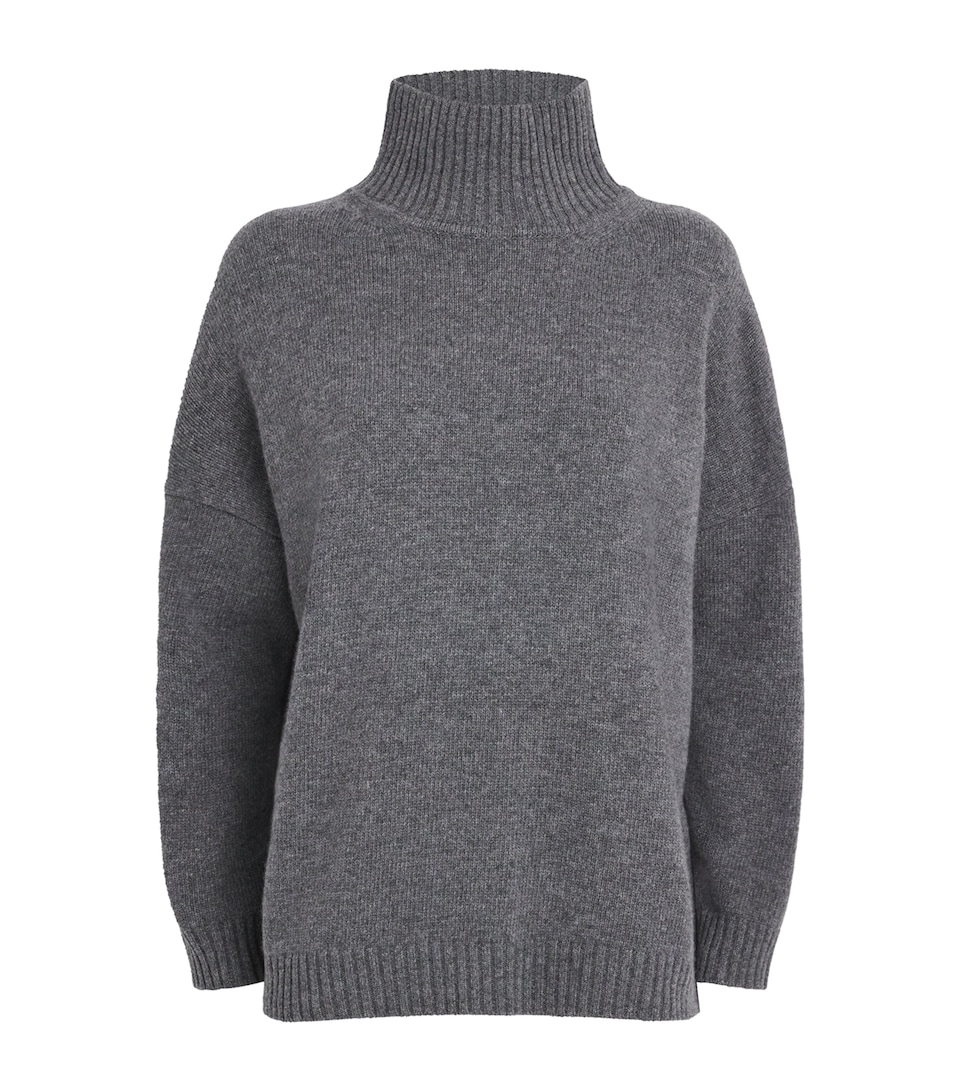 Virgin Wool High-Neck Sweater