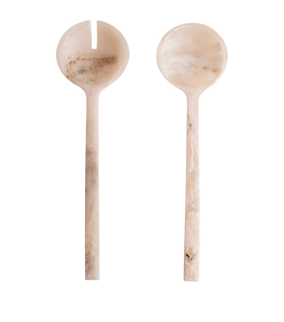 Resin Henrietta Salad Spoon Set