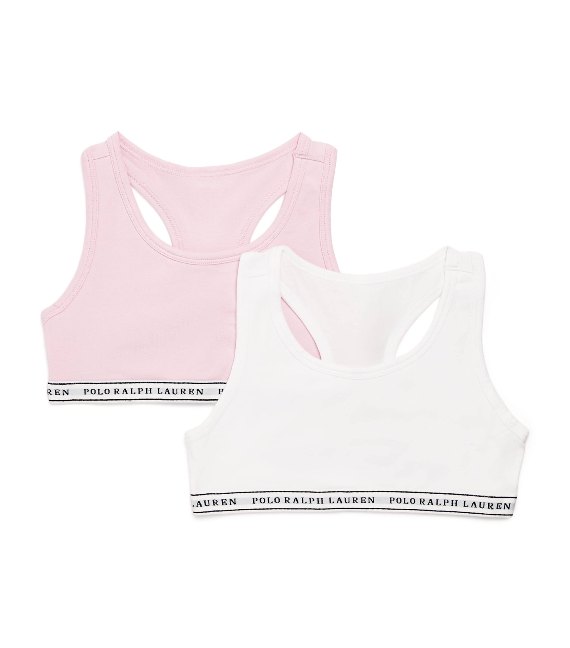 Pack of 2 Stretch-Cotton Bralettes (7-14 Years)