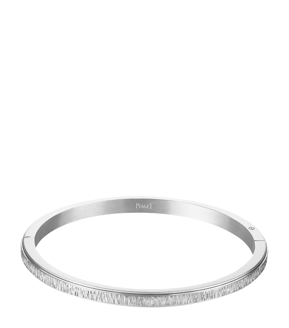 White Gold Possession Décor Palace Bangle