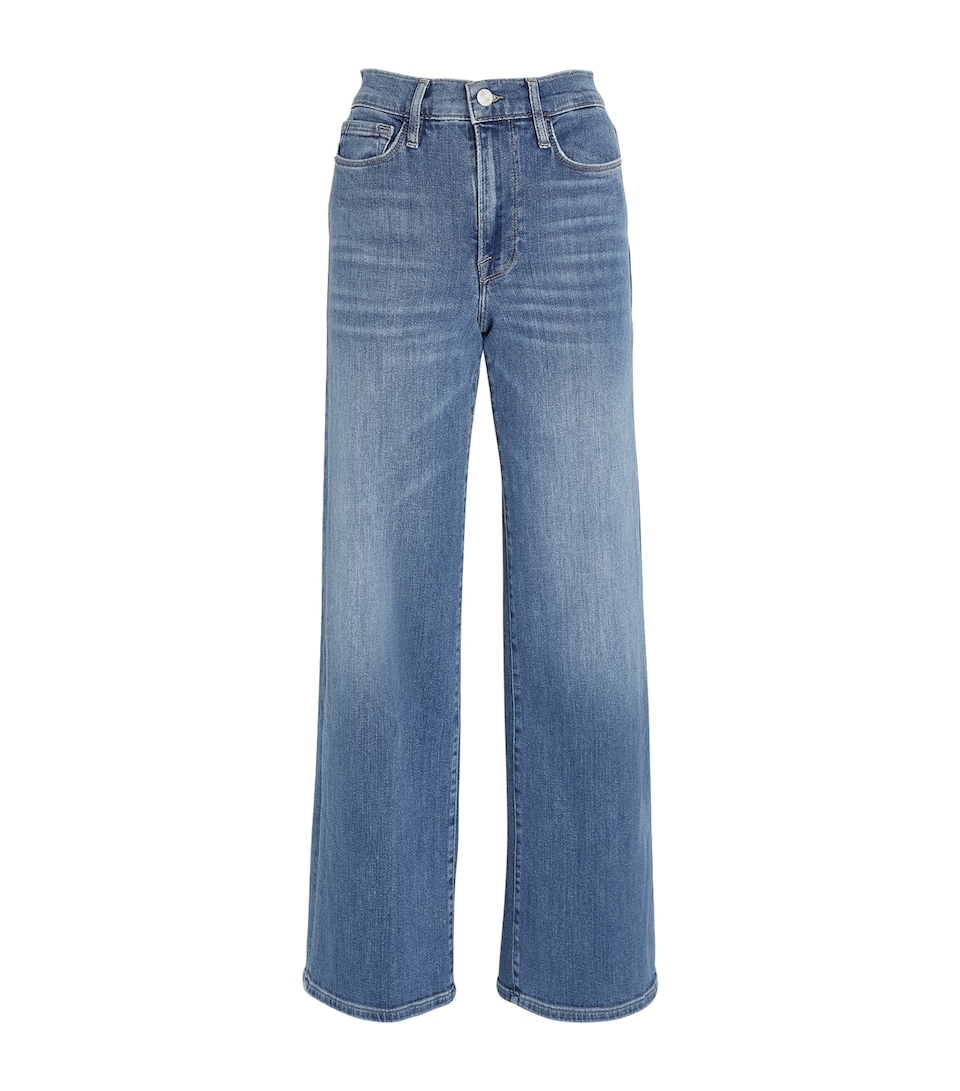 Le Slim Palazzo Wide-Leg Jeans