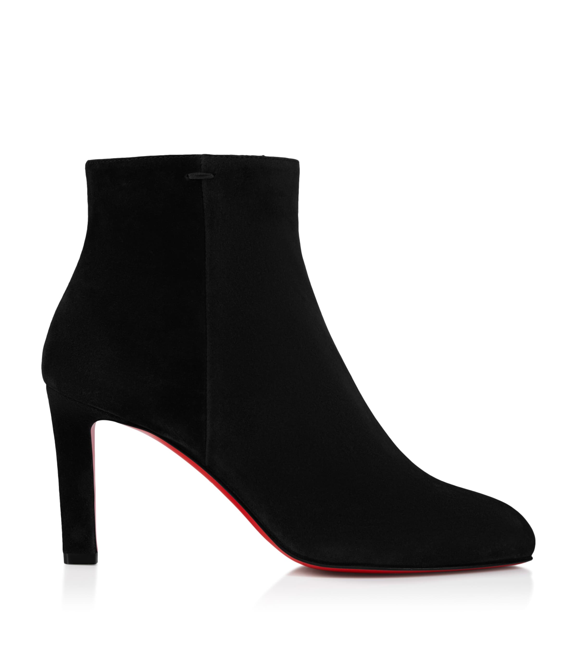 Christian Louboutin Womens Fannylove Booty 85 Suede Boots