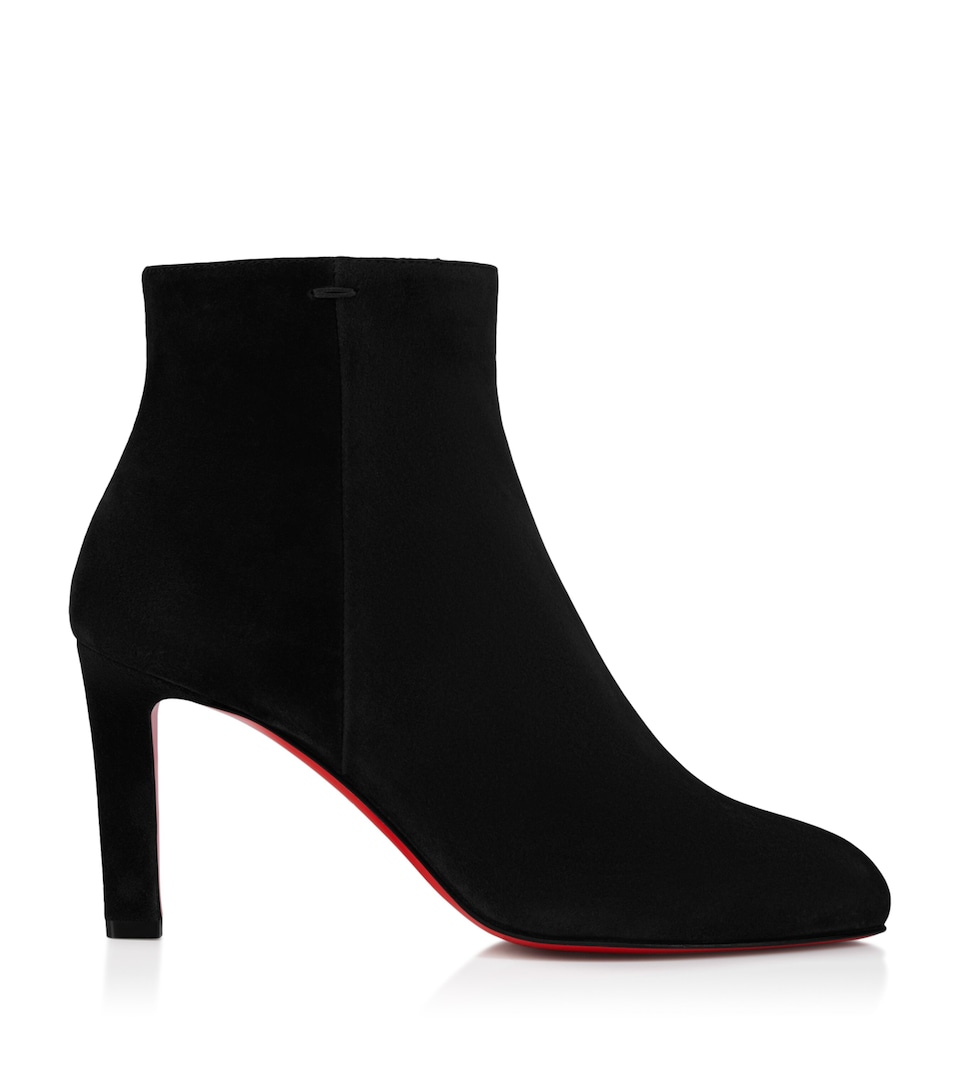 Christian Louboutin Womens Fannylove Booty 85 Suede Boots
