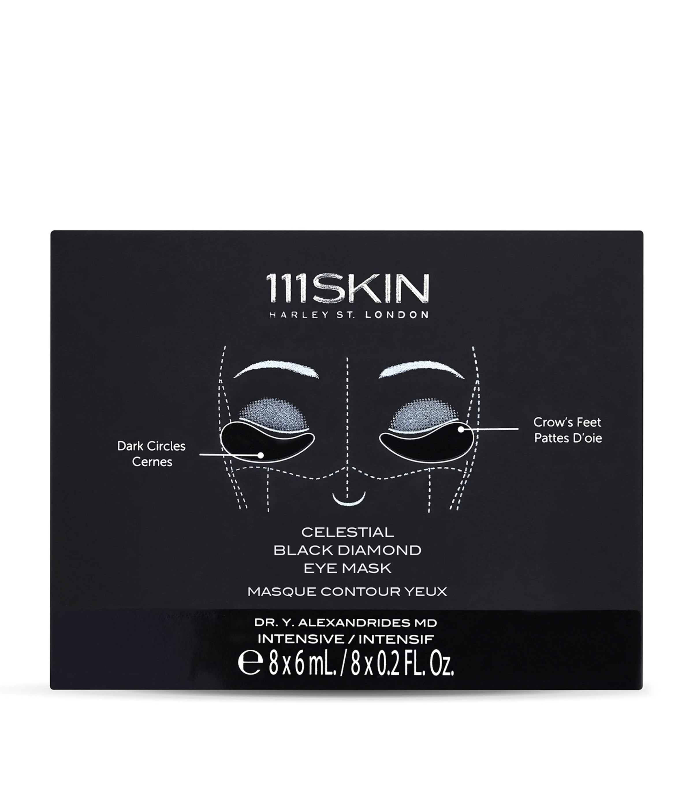 111Skin Celestial Black Diamond Eye Mask (8 x 6ml)