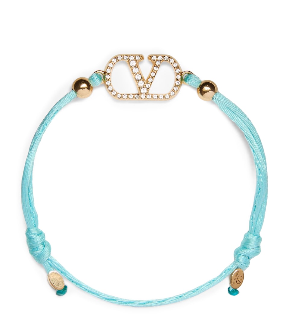Valentino Garavani Crystal VLogo Signature Bracelet