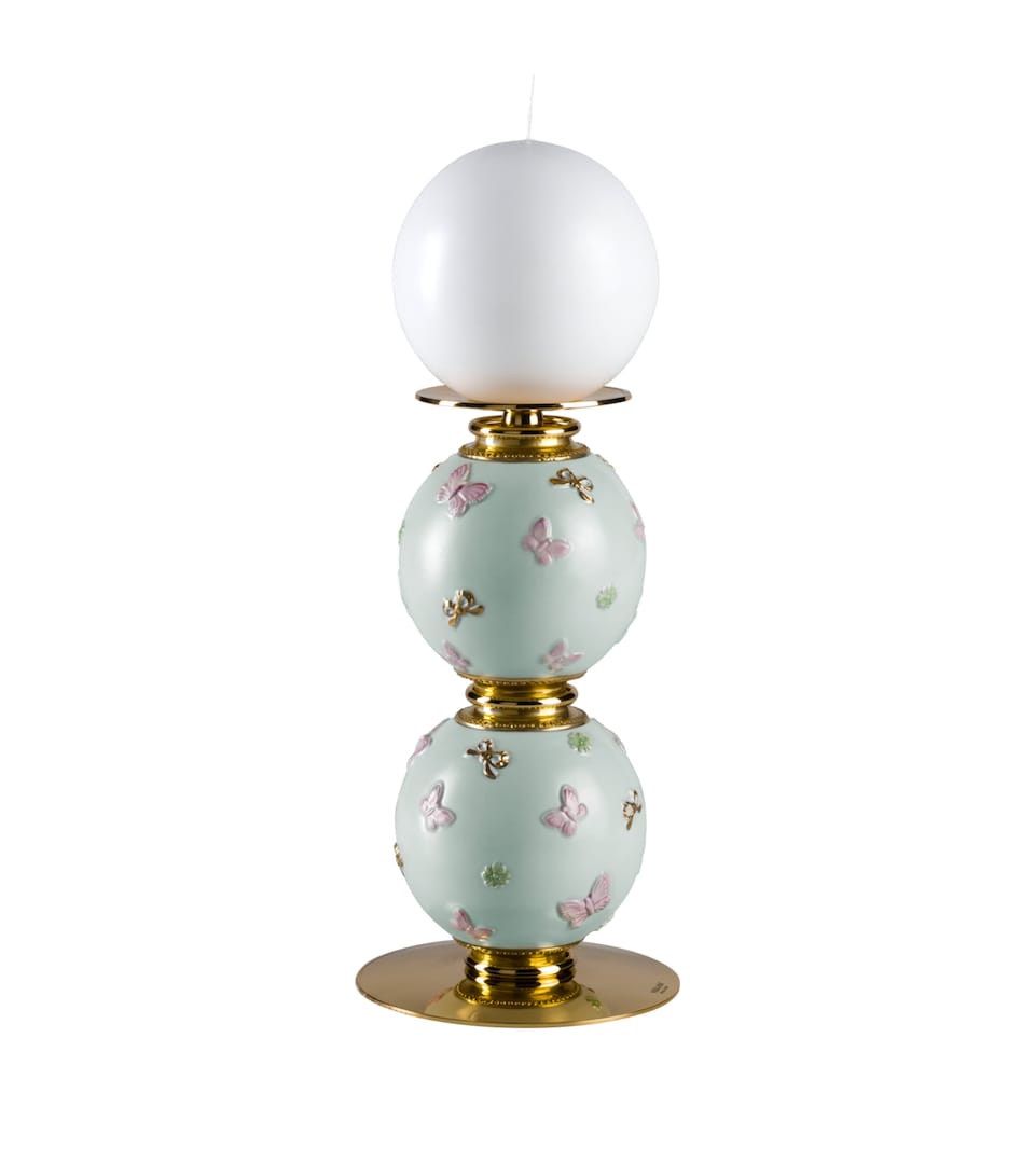 Porcelain Butterfly Candle Holder