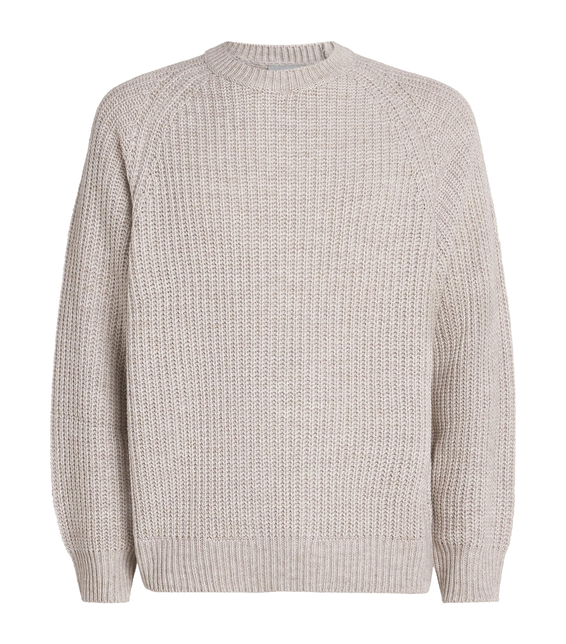 Carhartt WIP Mens Rib-Knit Firth Sweater Fleur De Sel