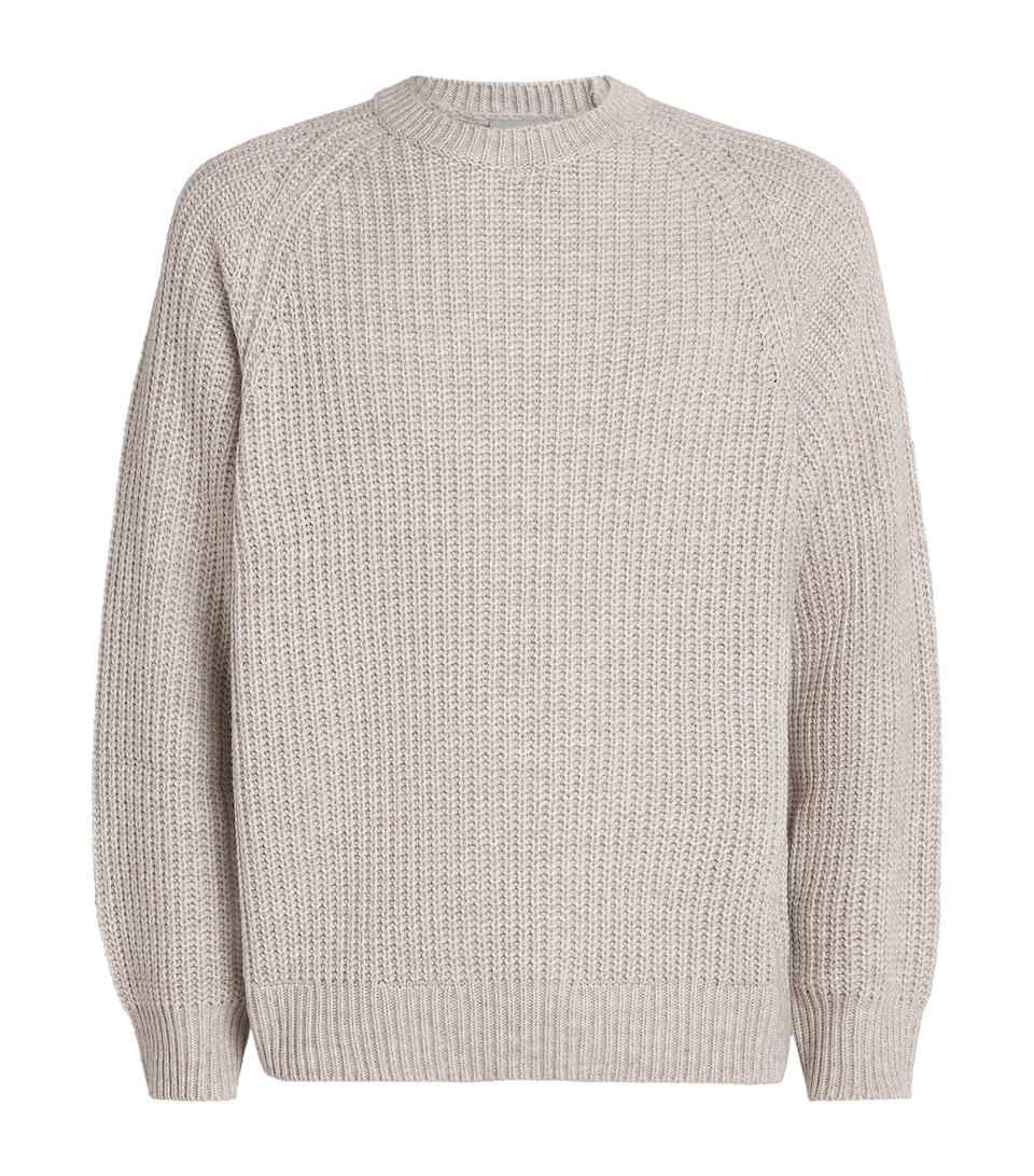 Carhartt WIP Mens Rib-Knit Firth Sweater Fleur De Sel