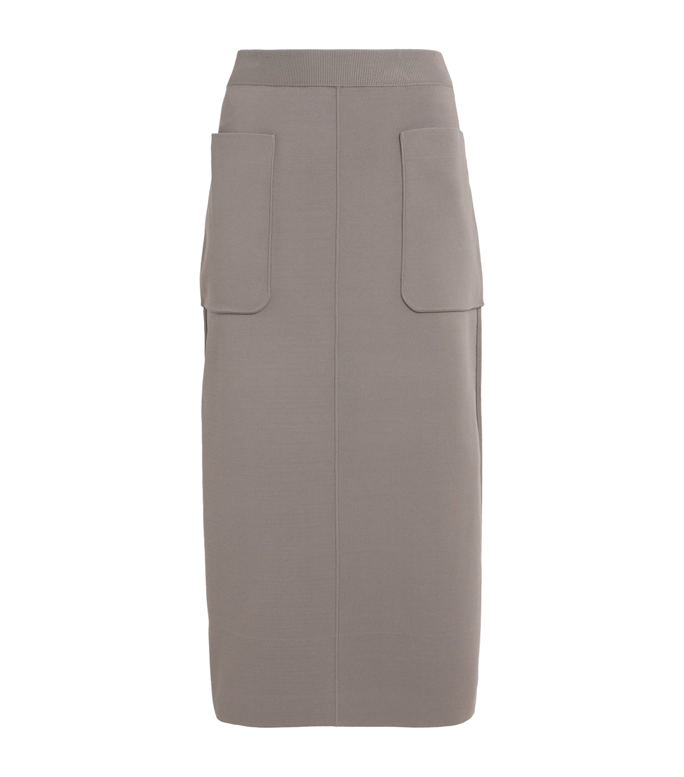 Milano-Knit Midi Skirt