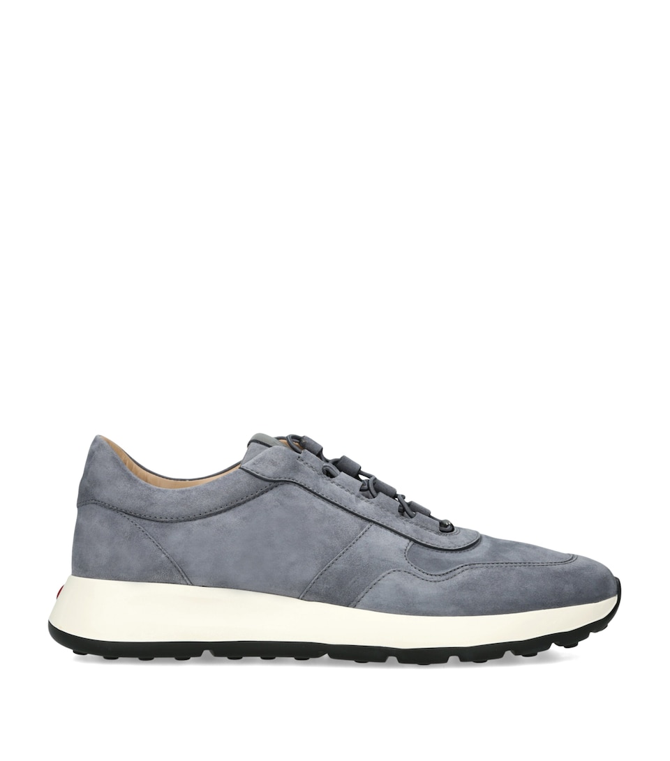 Tod's Leather Allacciato 79k Sneakers Pale Blue