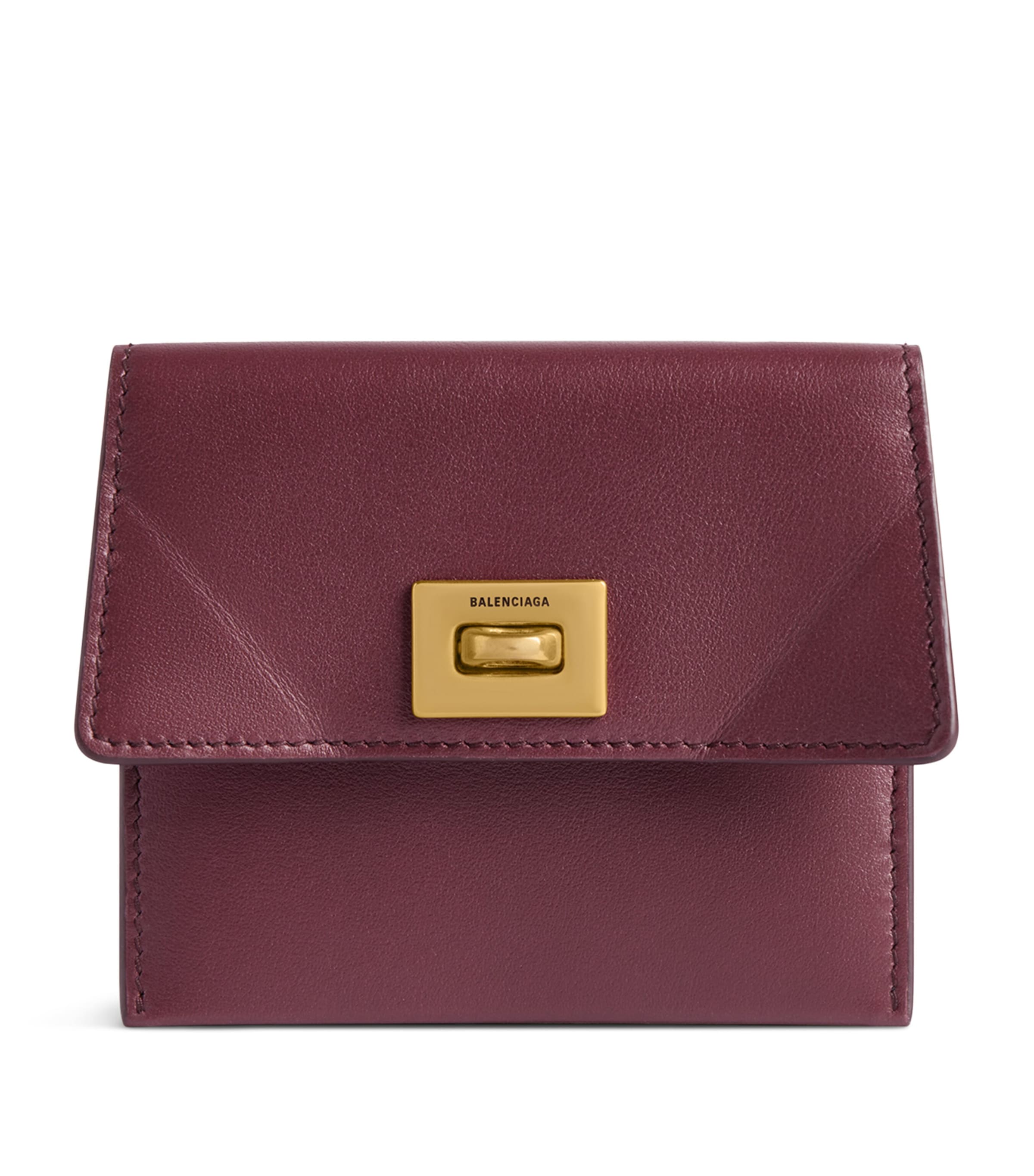 Balenciaga Mini Leather Rodeo Wallet | Harrods US