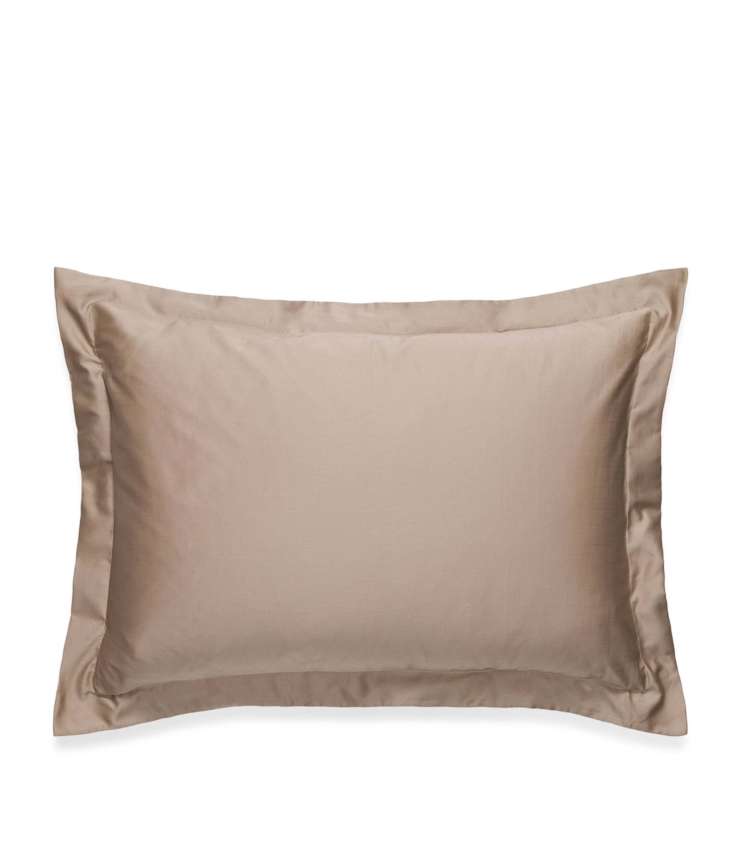 Hamam Organic Cotton Sateen Core Oxford Pillowcase (50cm x 70cm) Vapour