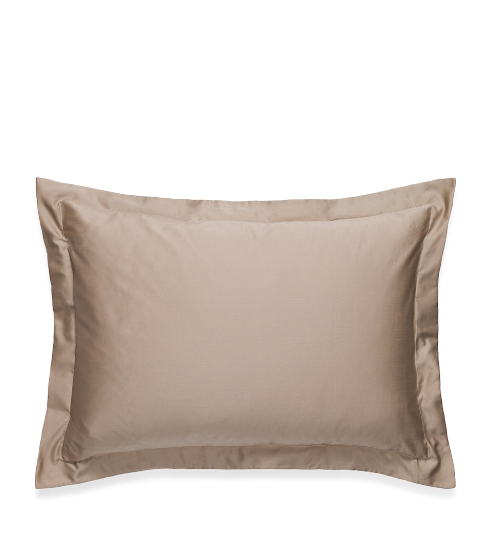 Hamam Organic Cotton Sateen Core Oxford Pillowcase (50cm x 70cm) Vapour