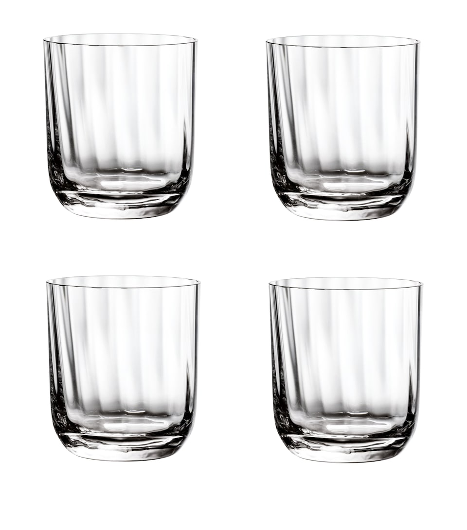 Set of 4 Rose Garden Water Glasses (200ml)