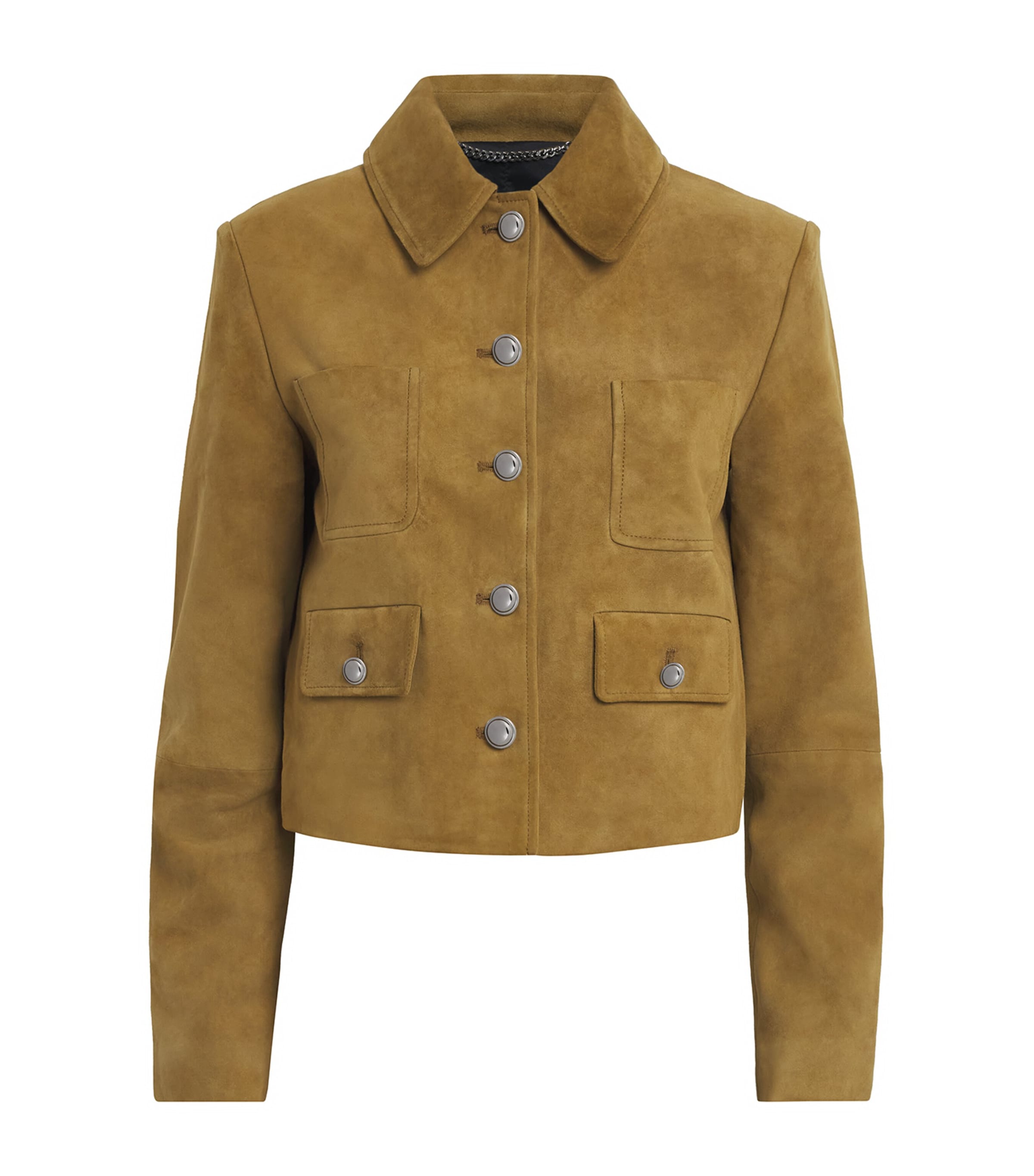 Altuzarra Womens Suede Astley Jacket Breen