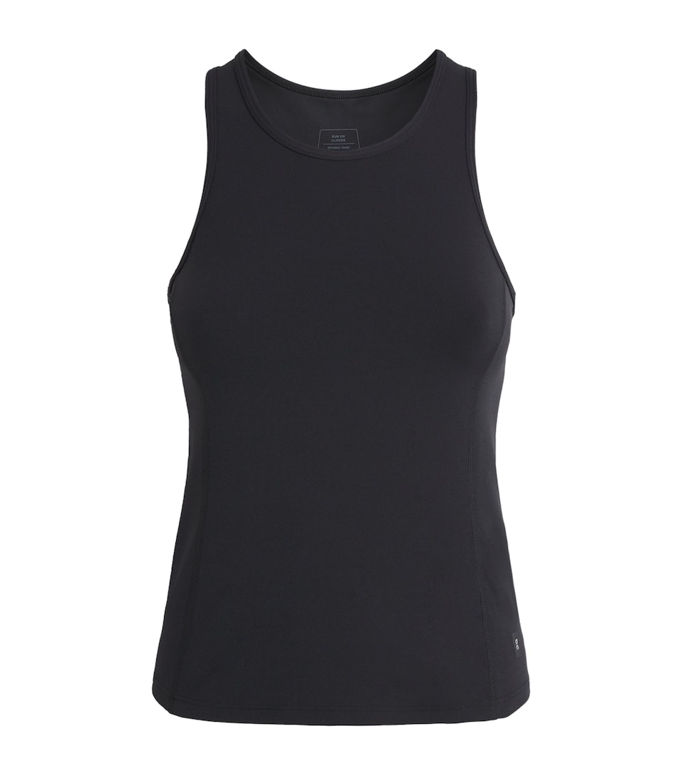 On Womens Studio Vest Top Black