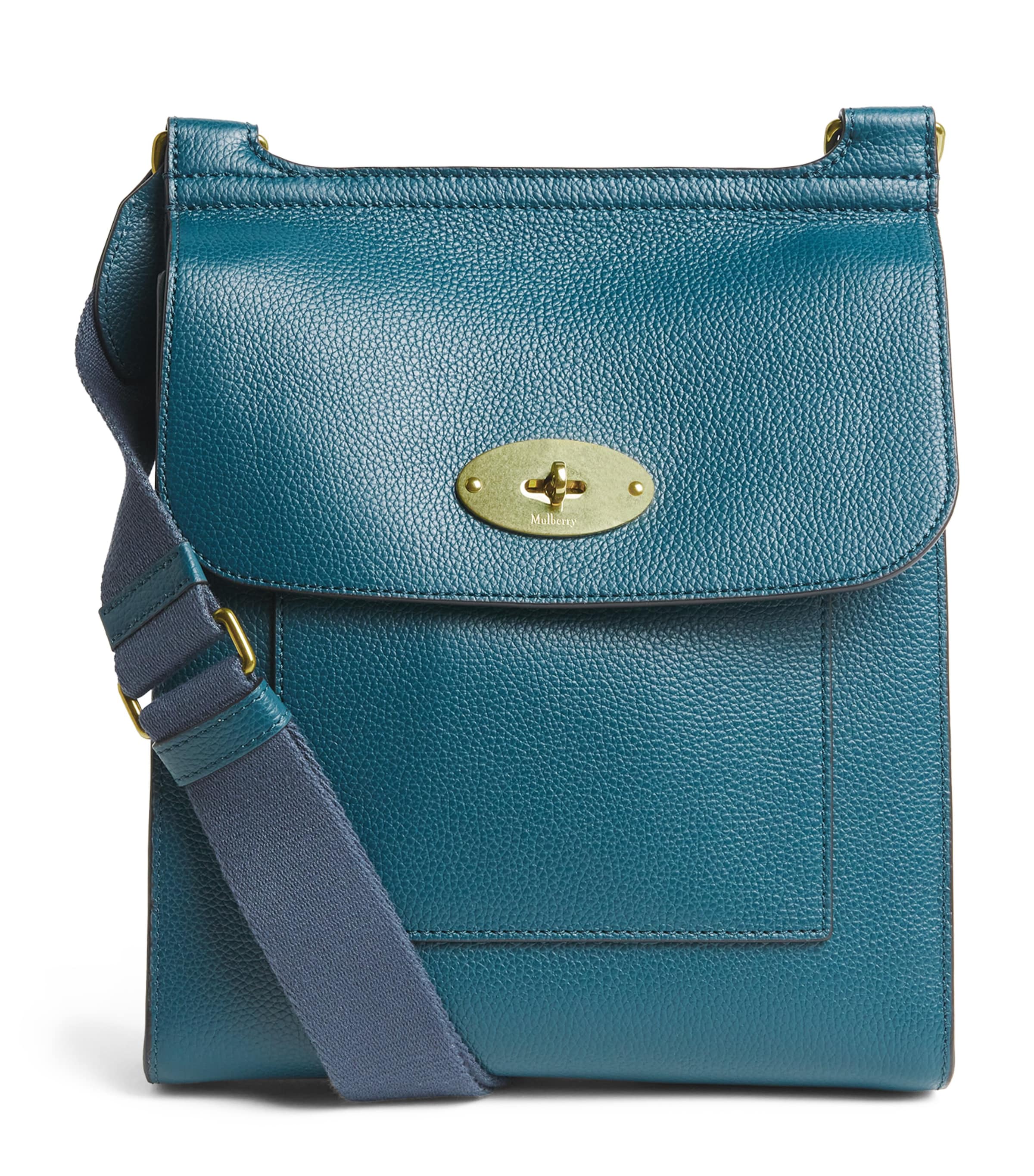 Mulberry Small Leather Antony Cross-Body Bag Out Of The Blue