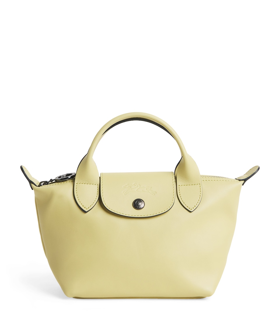 Longchamp Extra Small Leather Le Pliage Xtra Handbag Pistachio