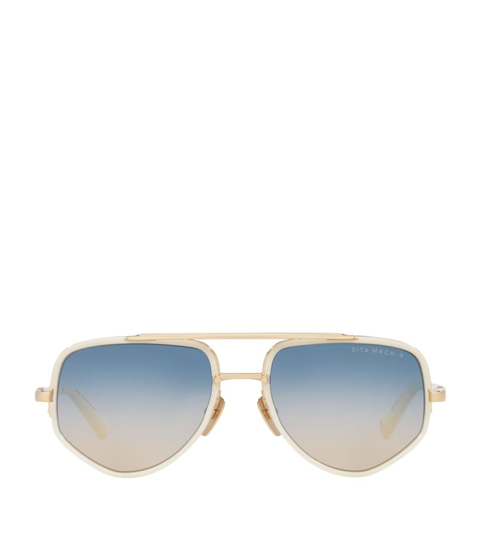 DITA Mach X Pilot Sunglasses White