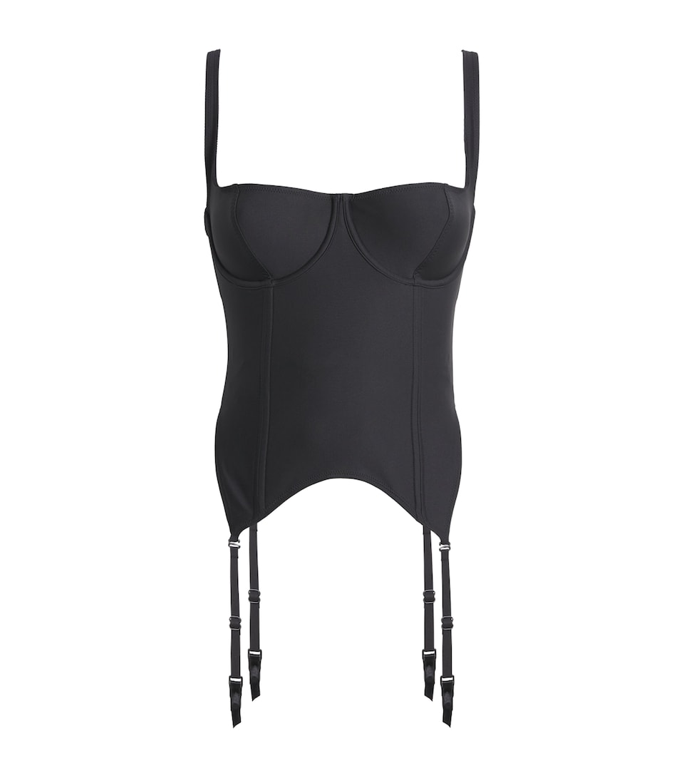 Skims Womens Body Corset Onyx