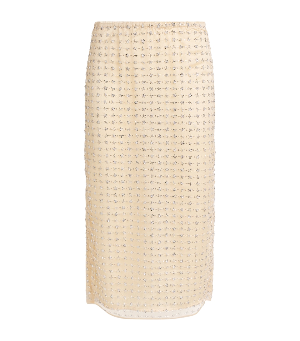 Embellished Ciara Midi Skirt