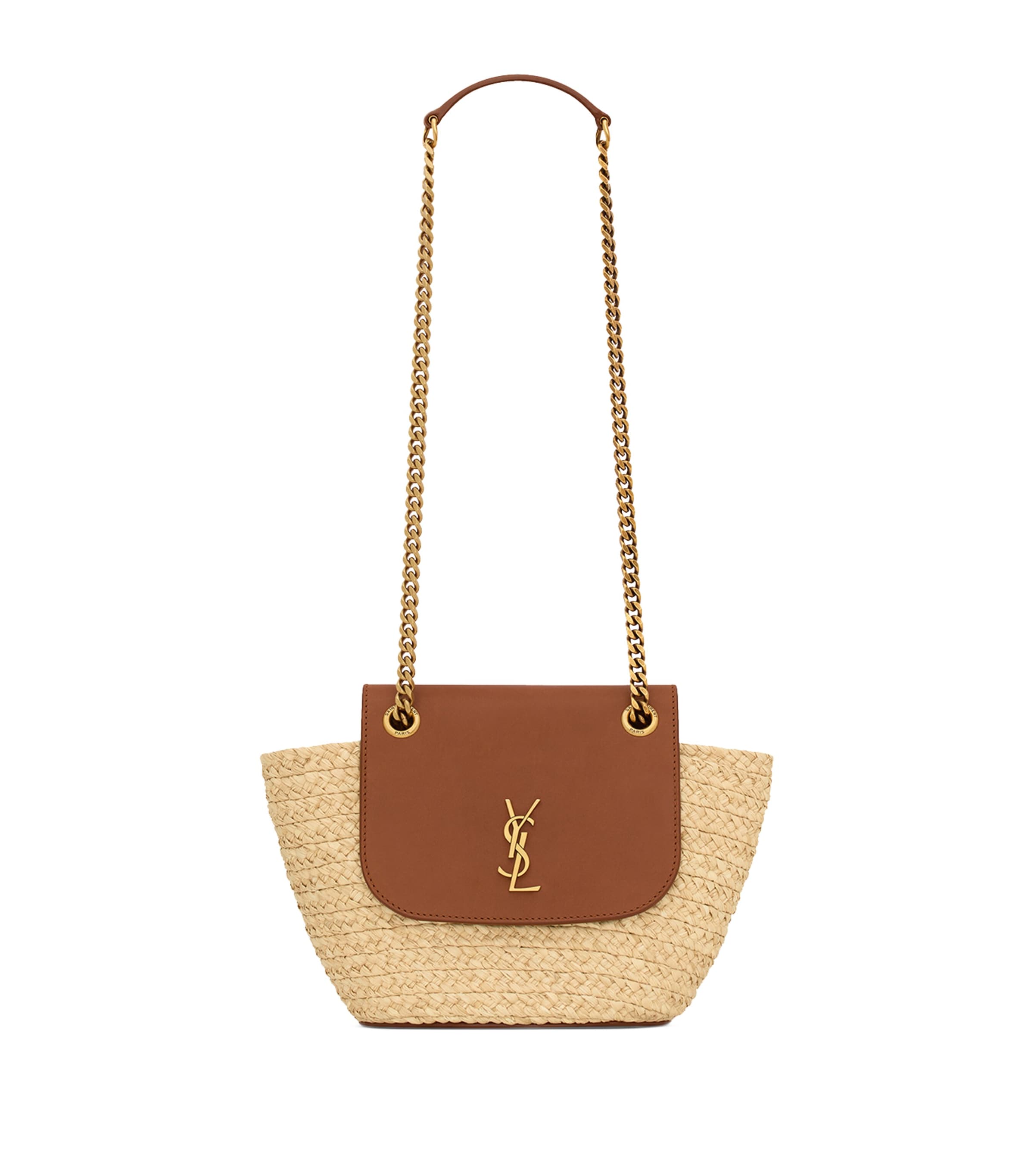 Mini Raffia Panier Shoulder Bag