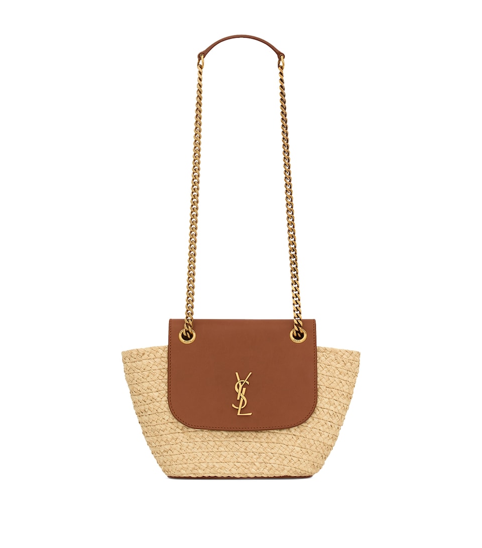 Mini Raffia Panier Shoulder Bag
